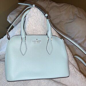 Kate Spade pebble leather light blue handbag like new